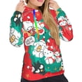 thumbnail image 5 of Lsque Sanrio Pattern Casual Women's Hoodie,Hooded Sweatshirt with Kangaroo Pocket,Pullover Hoodie with Eye-catching Drawstrings-Medium, 5 of 8
