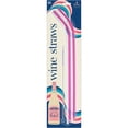 thumbnail image 6 of Schroeder & Tremayne 4pk Plastic Wine Straws with Cleaning Brush, 6 of 6