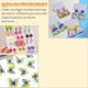 thumbnail image 4 of 100 Pieces Heat Shrink Plastic Sheets, Blank Shrinky Film Sheets, 4 of 5