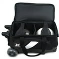 Tenth Frame Premium 2 Deluxe Bowling Bag Black/Black