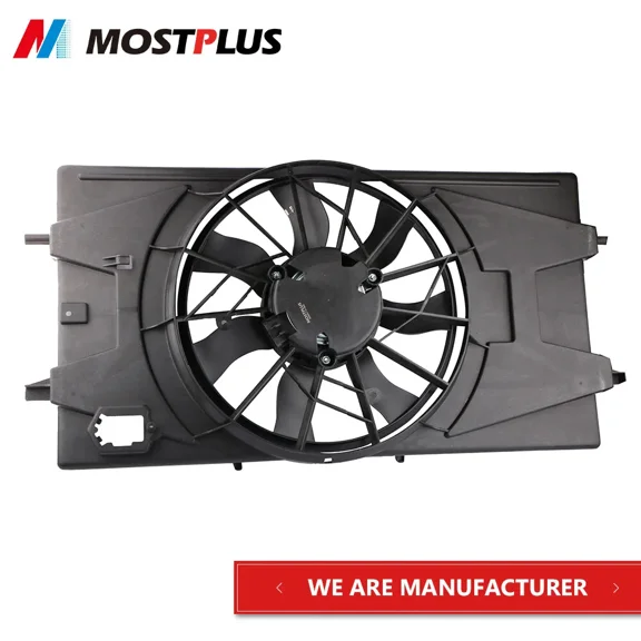MOSTPLUS Front Radiator Cooling Fan for 2005-10 Cobalt 05-07 Saturn Ion 07-10 Pontiac G5