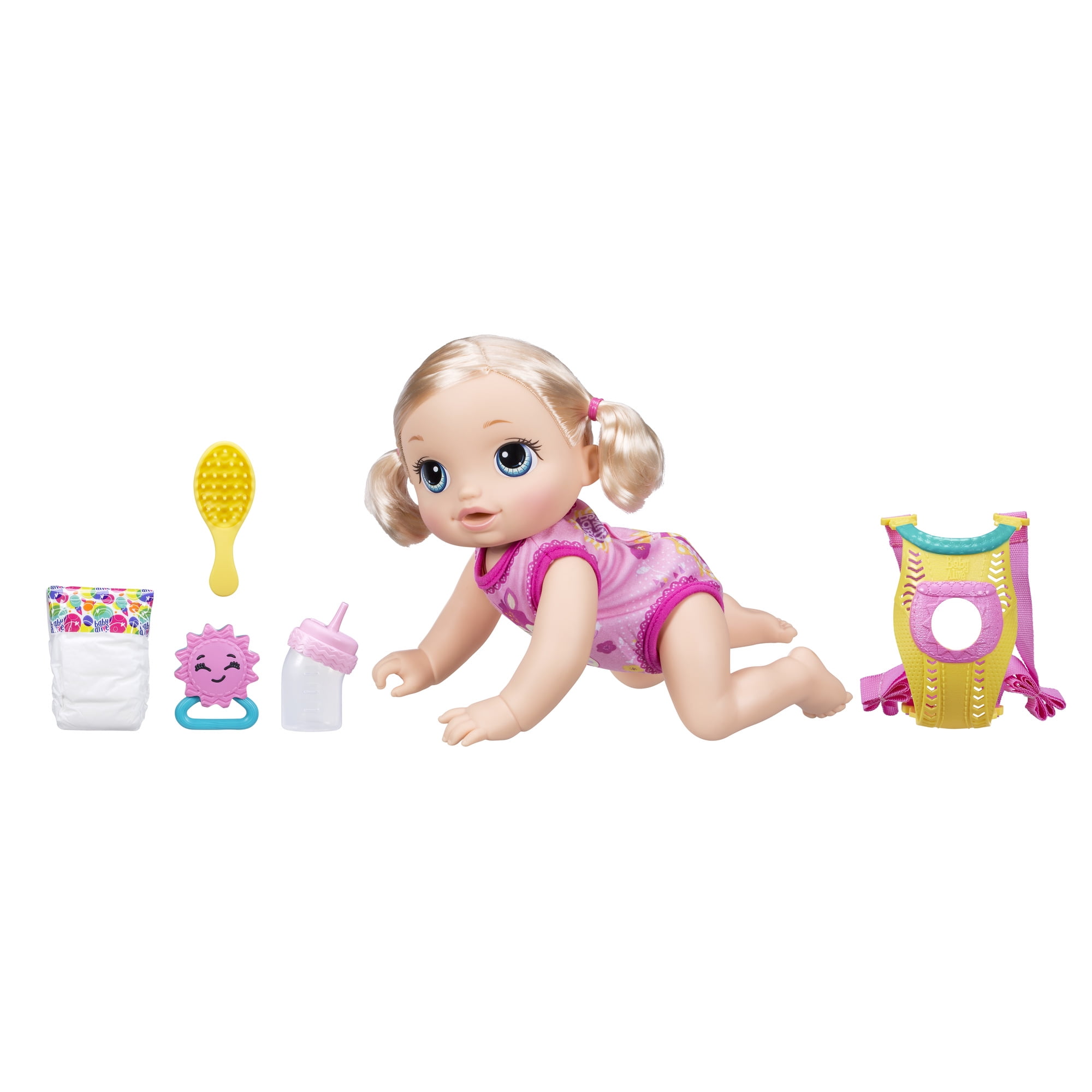 baby doll that crawls and walks