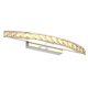 thumbnail image 1 of Espejo de cristal simple con luz LED frontal, aplique de pared para baño, luz de espejo de acero inoxidable antivaho, 1 of 4