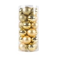 thumbnail image 2 of Adornos de Bolas de Navidad BLESIY 24 Uds Oro, 2 of 7