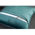thumbnail image 2 of Paquete de 2 fundas de almohada de terciopelo, decoración de sofá, cojín cuadrado suave de 18 x 18, funda a cuadros sólida de estilo nórdico, color verde claro, 2 of 7