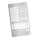 thumbnail image 4 of Plantilla de plantilla de pintura de acero inoxidable para diario de metal, suministros para álbumes de recortes, bricolaje, planificación de hábitos Estilo A, 4 of 8