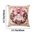 thumbnail image 2 of Hwkond Large Throw Pillows Christmas Pillow Cover Linen Material Exquisite Pattern Living Room Bedroom Decoration Pillow Cushion Cover,MulticolorC, 2 of 5