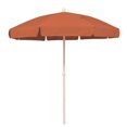 thumbnail image 1 of SimplyShade SSUB865KIT-P065 Tahiti 6.5 ft. Beach Polyester Umbrella with Fiberglass Ribs  White, 1 of 2