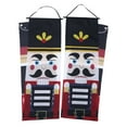 thumbnail image 3 of KALLORY 1 Pair Festive Door Decoration Nutcracker Soldier Pendant Multi Colored Outdoor Display, 3 of 8