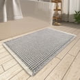 thumbnail image 1 of Alfombra de baño AMOAMI Waffle superabsorbente, antideslizante, 45 x 75 cm, 1 of 7