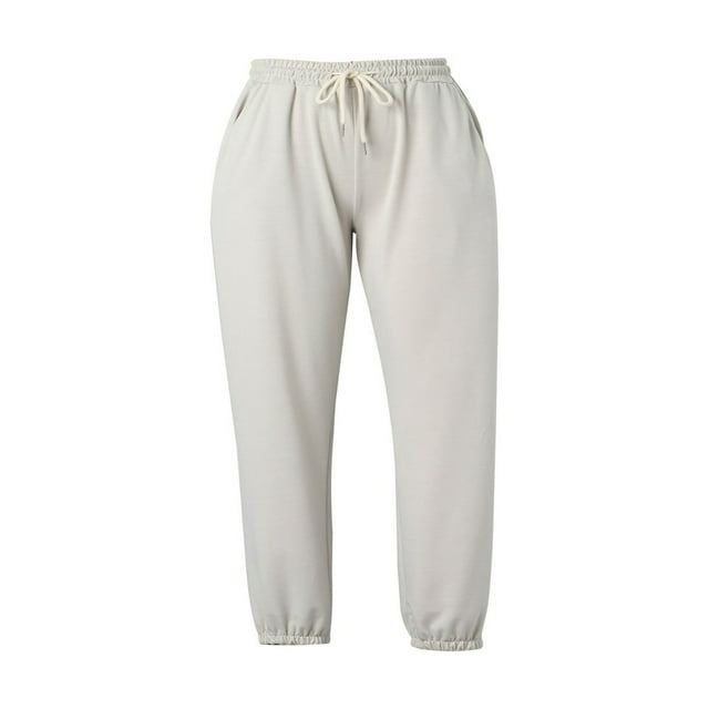 MesaSe Pantalon de Survêtement Uni pour Femmes, Jogger à Cordon, Bas Resserré, Décontracté, Taille Élastique, Pantalon d'Entraînement, Rose, P