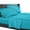 Beach Blue, variant on All Unique Sizes Brushed Soft Microfiber Hotel Bed Sheets, Deep Pocket Sheet Set