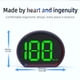 thumbnail image 3 of Velocímetro GPS HUD Head-Up Display para coche inteligente, Velocímetro GPS HD, Plegable y portátil, Marco metálico, Para conducir, Tecnología inteligente, Seguridad automotriz, Datos en, 3 of 9