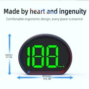 Weloille Beidou GPS Universal Car HUD Head Up Display, HD Clear Display Satellite Speedometer, Simple Operation Vehicle Speed Tester for All Cars Real Time Speed Monitoring and Safe Driving