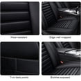 thumbnail image 5 of PDR Car seat Covers Airbag Compatible Dark Gray 5 Seats PU Leather Waterproof Full Set Car Seat Protectors Set Automotive seat Covers & Accessories New Upgrade, 5 of 6