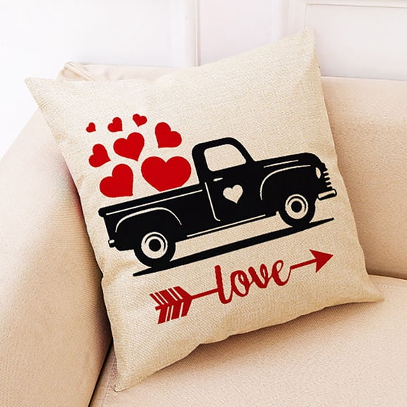 RKSTN Housses de Coussin de Saint-Valentin 18x18 Housse de Coussin de Canapé Décoration Maison