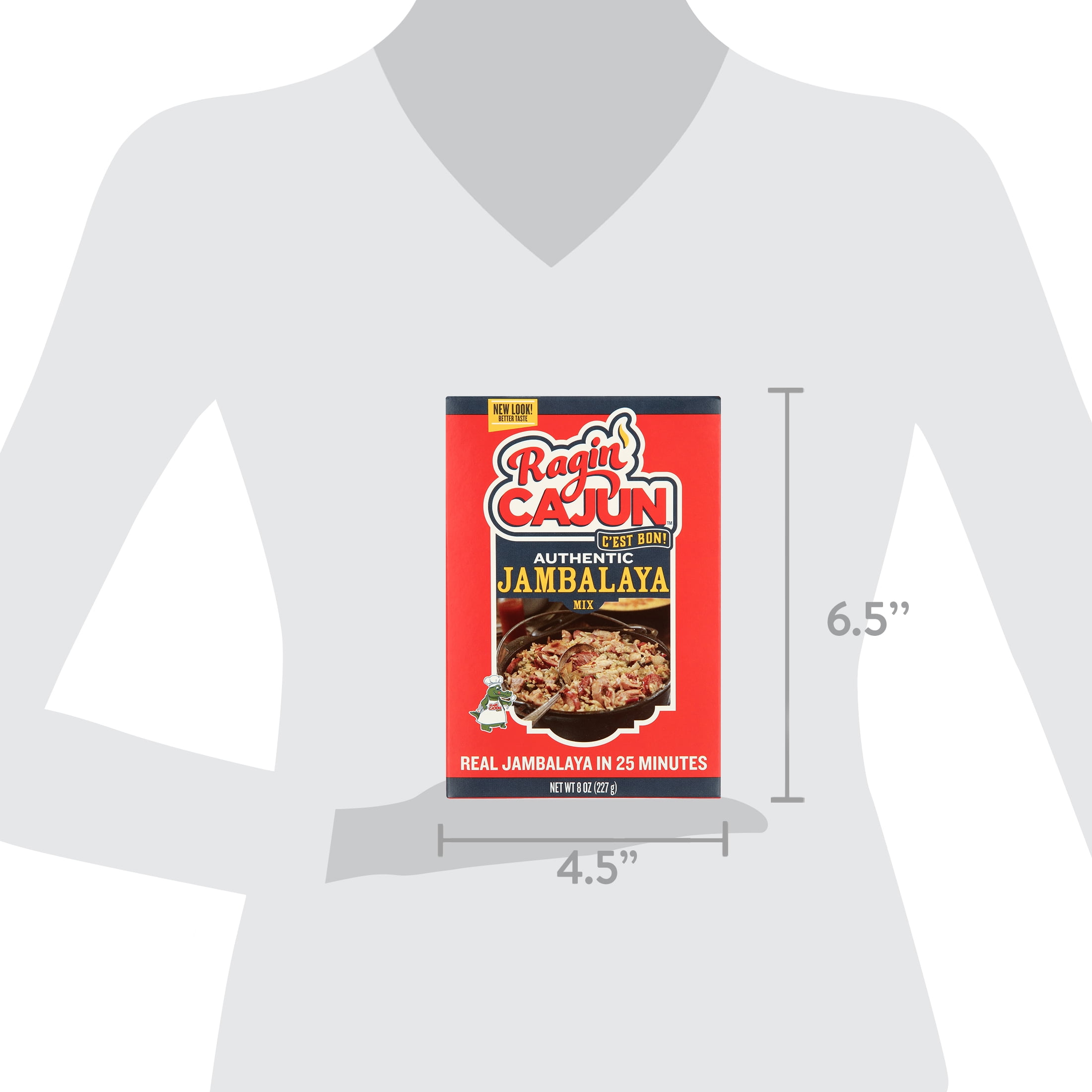 (6 pack) Ragin Cajun Jambalaya Mix 8 oz