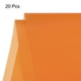 thumbnail image 3 of Unique Bargains Flower Wrapping Fog Paper 22.8x22.8 Inch Waterproof Floral Wrapping Paper Orange 20 Pcs, 3 of 7