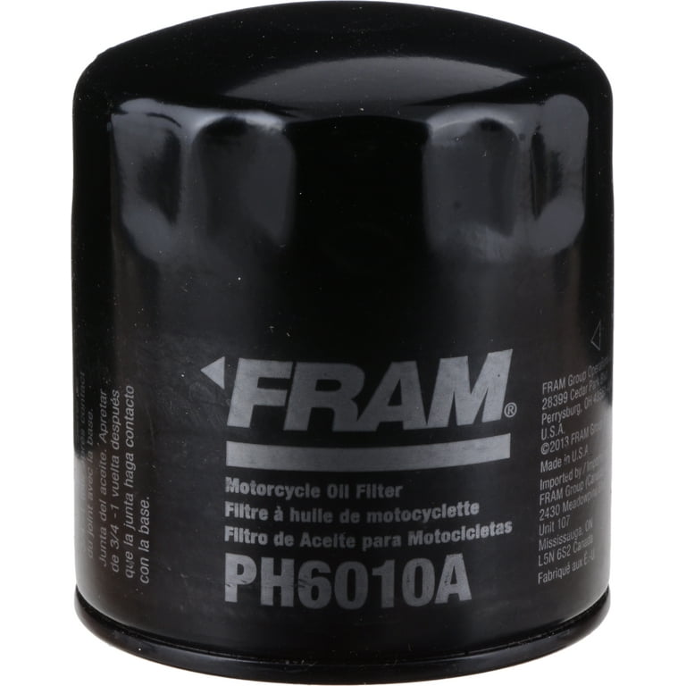 ？ FRAM Motorcycle/ATV Oil Filter, PH6010A for Select Honda and