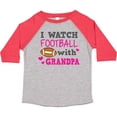 thumbnail image 3 of Inktastic I Watch Football with My Grandpa Girls Toddler T-Shirt, 3 of 5