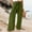 Army Green, variant on Aloohaidyvio Womens Pants,Fashion Womens Casual Elastic Loose Pants Straight Wide Leg Trousers Pants