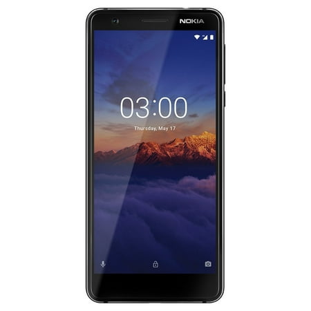 NOKIA 3.1 16GB Unlocked Smartphone, BLACK (Best Budget Nokia Phone)