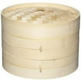 thumbnail image 2 of Pure Oriental Bamboo 2-Tier Steamer Basket Includes Lid, 2 of 5