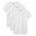 thumbnail image 3 of Men's White Crew Extended Sizes, 3 Pack, 3 of 5
