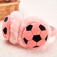 thumbnail image 4 of De Invierno Para Niños, Orejeras Gruesas De Felpa Con Dibujos Animados De Fútbol, ​​Regalos De Navidad Y Halloween Para Niños Y Niñas Inevent HA046550-02, 4 of 6