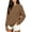 01#Coffee, variant on Women's Long Sleeve Crewneck Oversized Sweatshirts Loose Fit Pullover Tops Soft Cute Shirts Work&Casual Daily Lounge Wear Fall Winter Clothes