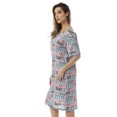 thumbnail image 2 of Just Love Short Sleeve Nightgown / Sleep Dress for Women / Sleepwear (Grey - Love Sleep, 3X), 2 of 3