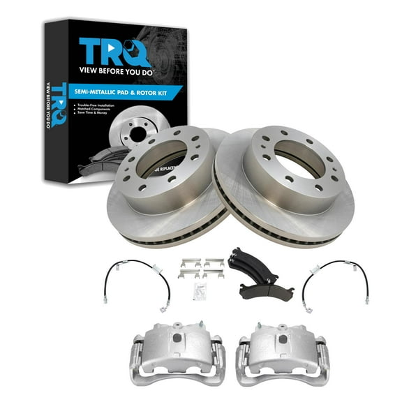 TRQ Front Brake Pad & Rotor Kit BKA29657 Fits Select 2003-2017 Chevrolet Express 2500 , 2003-2017 Chevrolet Express 3500 , 2003-2017 GMC Savana 2500 , 2003-2017 GMC Savana 3500
