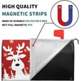 thumbnail image 4 of Merry Christmas Mailbox Cover Red Christmas Deer Snowflake Mailbox Covers Magnetic Standard Size 25.5x21 Inch Winter Xmas Holiday Decorative Post Letter Box Cover for Garden Yard Decor, 4 of 6