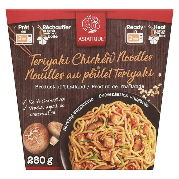 Asiatique nouilles au poulet teriyaki 280 g