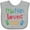 AC-Heather Grey, variant on Inktastic My Nan Loves Me Boys or Girls Baby Bib