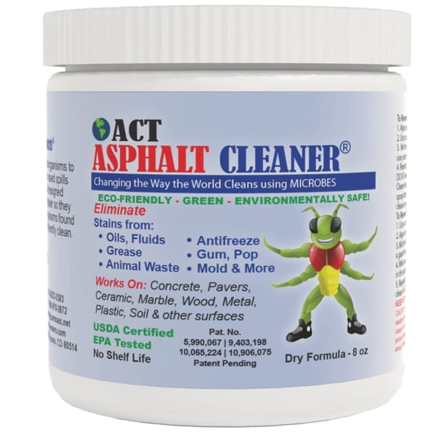 Limpiador de asfalto ACT 227 ml, removedor ecológico de manchas de aceite