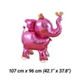 thumbnail image 4 of 3D Cartoon Animal And Vehicle Walking Balloons With Wheels For Party Decorations No Helium Required, 4 of 8