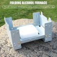 thumbnail image 3 of Horno portátil plegable estufa de Alcohol de combustible sólido al aire libre Mini Picnic Camping, 3 of 7