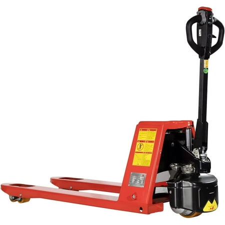

HPDAVV Semi Electric Pallet Jack 4400lbs Capacity 45 x21 Fork