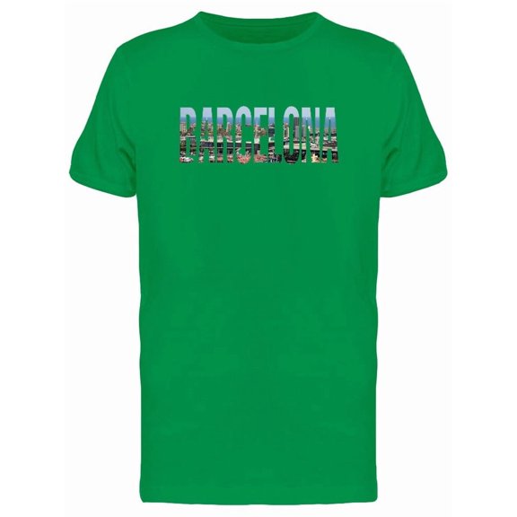 Barcelona, Travel Lovers Quote Tee Men's -Image by Shutterstock