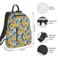 thumbnail image 2 of Xecao Ocean Wave Sunflower print Backpack For women men Aesthetic Lightweight Travel Daypack Simple Cute Backpack For Bookbag, 2 of 5