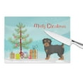 thumbnail image 4 of Yorkiepoo Style 1 Christmas Tree Glass Cutting Board Large, 4 of 4