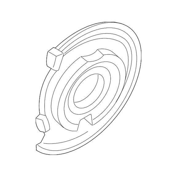 Genuine OE GM Backing Plate 25877333