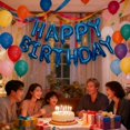 thumbnail image 4 of Pancarta con forma de globo con letras EHZCBHG, 40 cm, color azul, 4 of 6