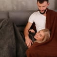 thumbnail image 2 of AUQ 2026 New Stain-Proof Blanket for Couples,Waterproof Splash Blanket for Bed for Home, Travel, Picnic (Brown,Xs: 20X28 In), 2 of 6