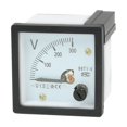 thumbnail image 1 of Medidor de voltaje analógico de panel con dial cuadrado de ajuste a cero de 0-300V, 1 of 1