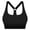 Black, variant on Sports Bra for Women Seamless Workout Yoga Bra V-Neck Racerback Bralette For Fitness Training Comfortable Breathable Supportive Activewear Top Black 6
