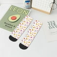thumbnail image 7 of Fuzoiu Cartoon Birds & Flowers Print Adult Socks, Crew Moisture-wicking Socks, Unisex Cushion Crew Socks,Casual Sports Ankle Socks, 7 of 7