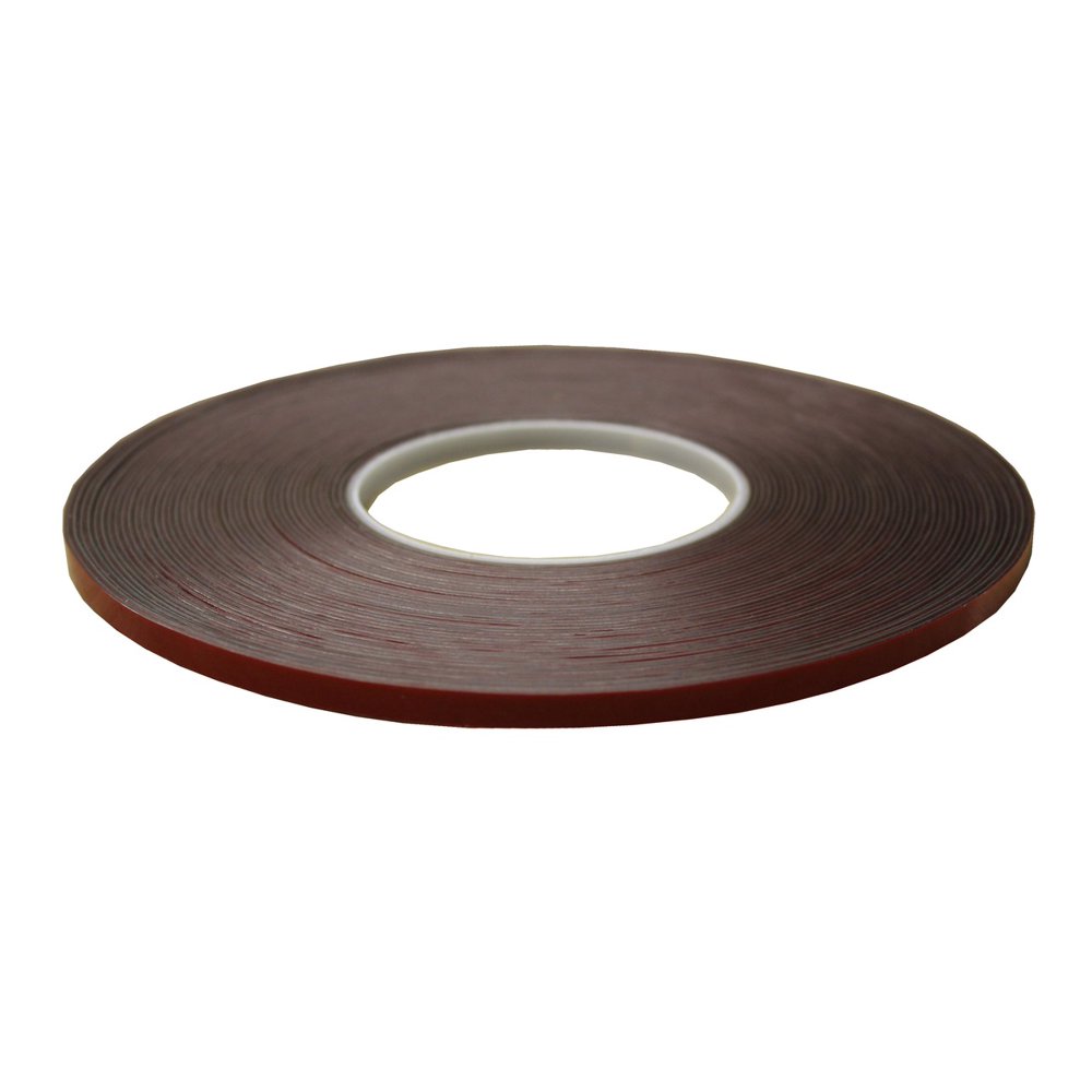 Double sided side molding tape 1/4" x 60ft, 1/4 inch x 60 feet, 1 roll