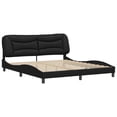 thumbnail image 2 of vidaXL Bed Frame with Headboard Mattress Foundation Furniture Faux Leather, 2 of 134